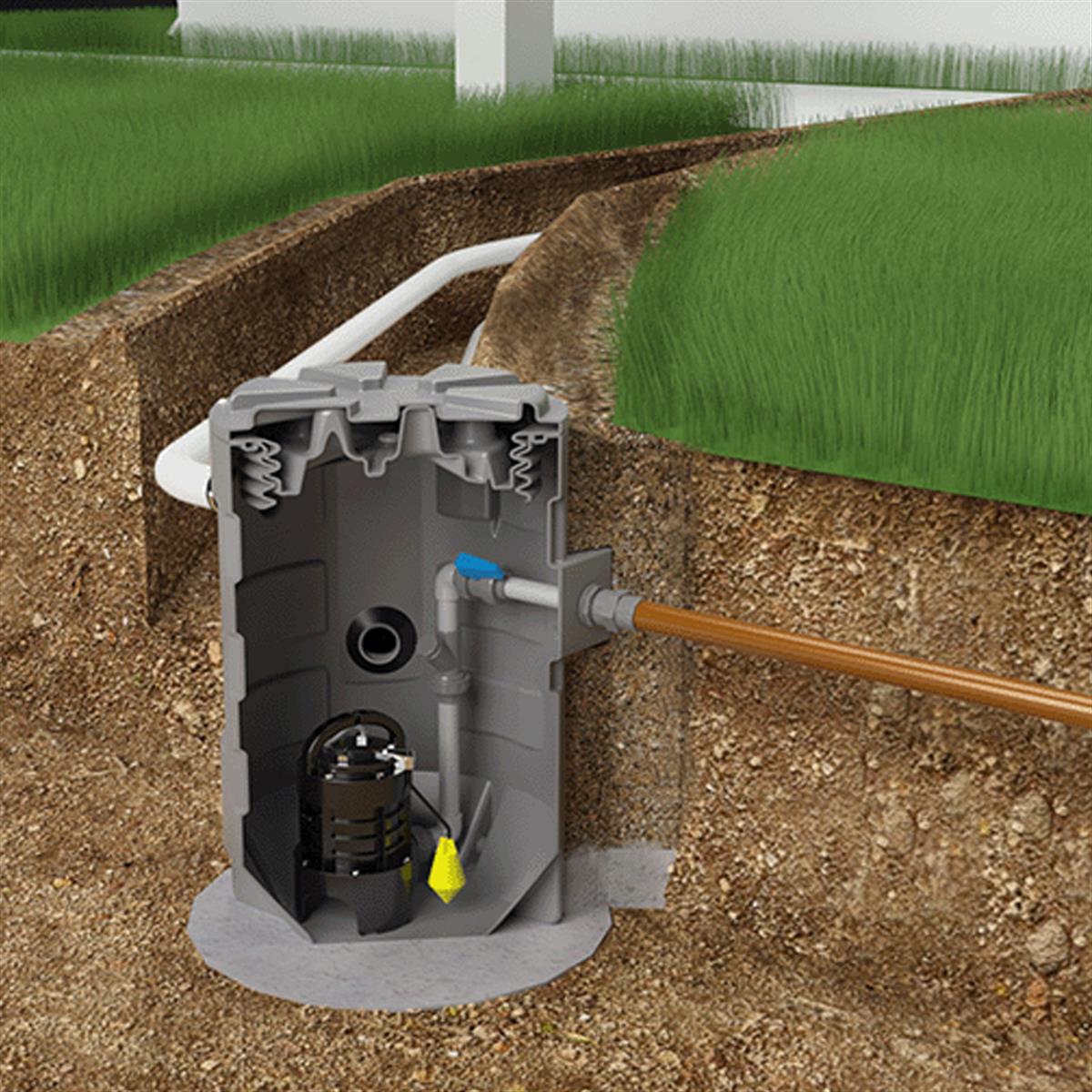 Sanifos 280 1 Gr S Foseptik Atık Su Tahliye İstasyonu küçük görsel