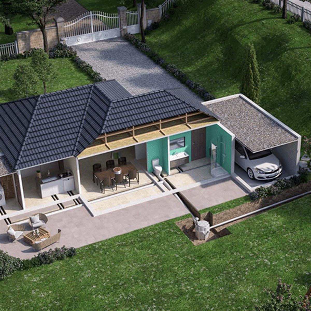 Sanifos 280 1 Gr S Foseptik Atık Su Tahliye İstasyonu küçük görsel