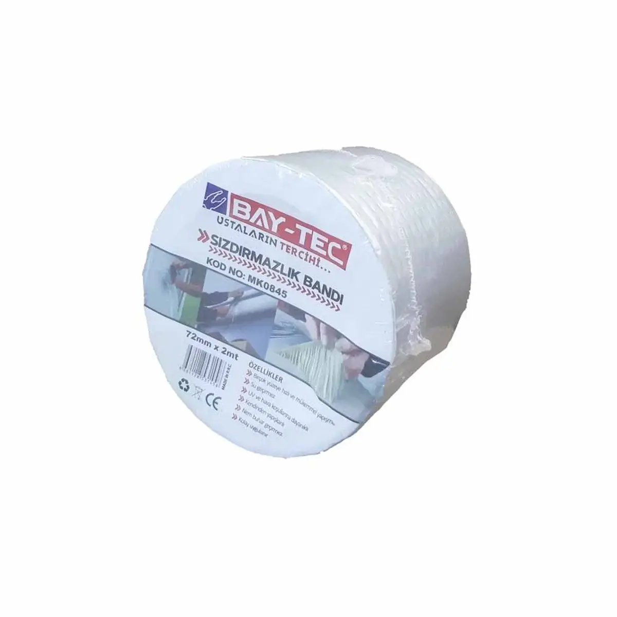 Bay-Tec Su Sızdırmazlık Bandı 72mmx2mt Mk0845 görseli