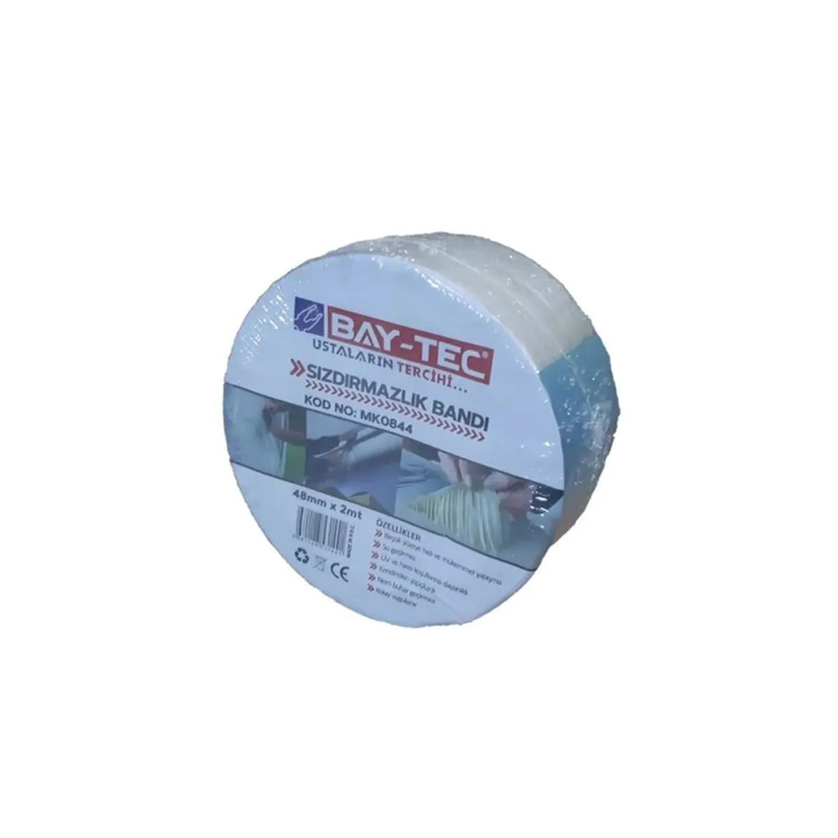 Bay-Tec Su Sızdırmazlık Bandı 48mmx2mt Mk0844 görseli