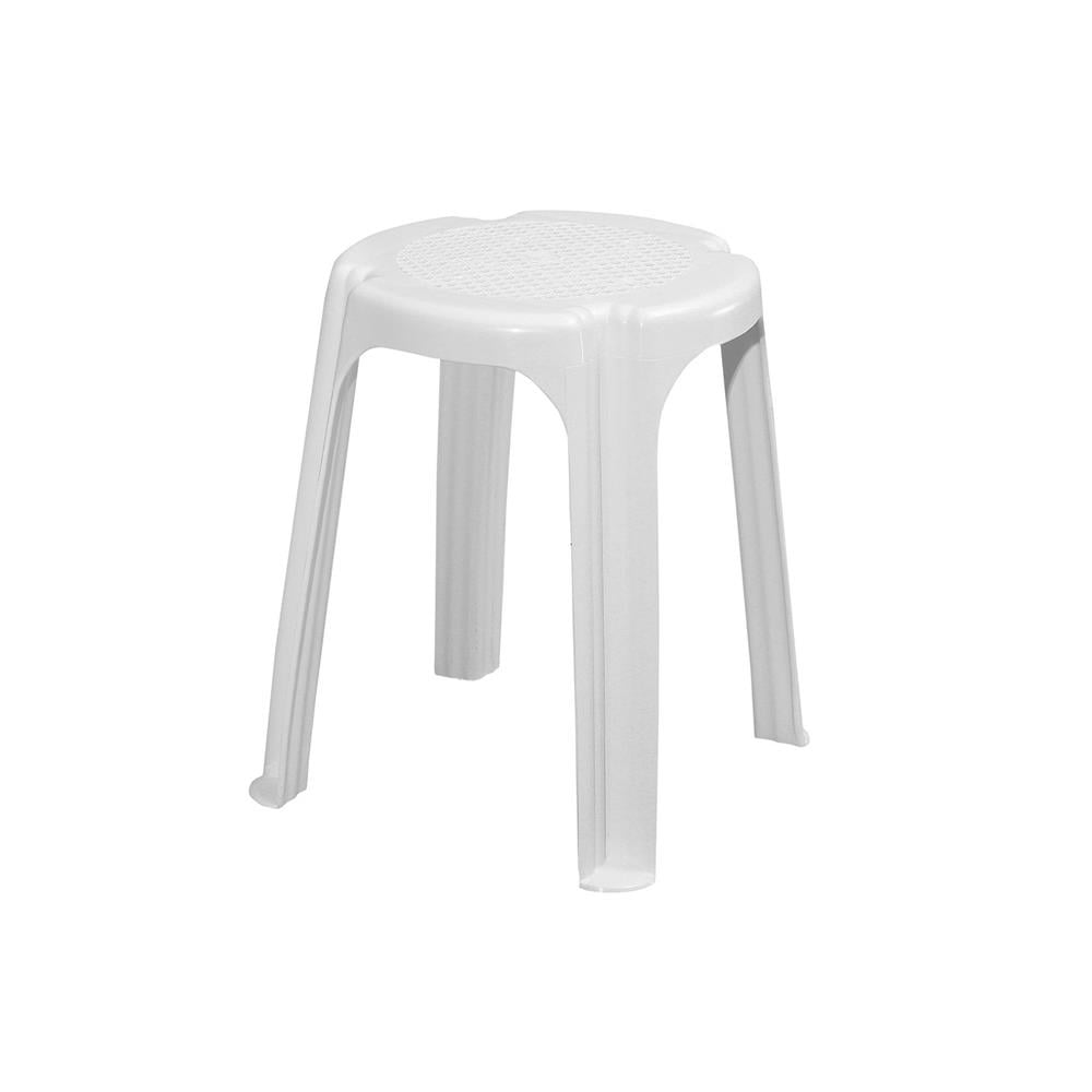 Brezza Büyük Raket Tabure Beyaz 4640 görseli