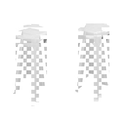 Brezza Büyük Raket Tabure Beyaz 4640 küçük görsel