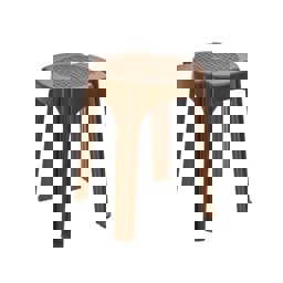 Brezza Büyük Raket Tabure Kahve 4640 küçük görsel