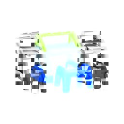 Dali Tabureli Aktivite ve Çalışma Masası Mavi küçük görsel