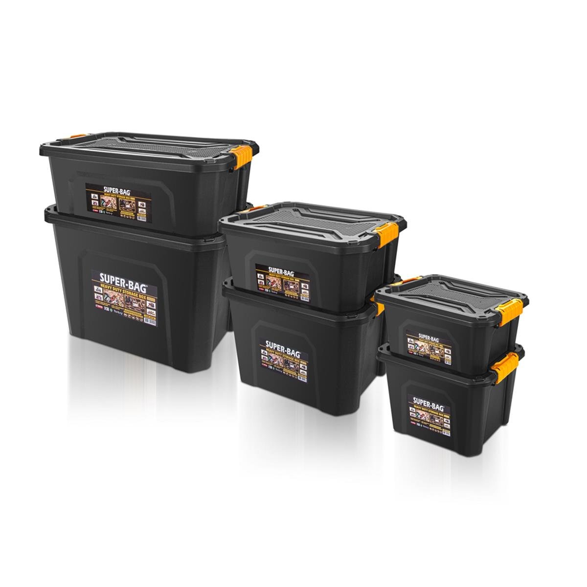 Super-Bag Kilitli Saklama Kutusu 40 Lt Asr-4037 küçük görsel