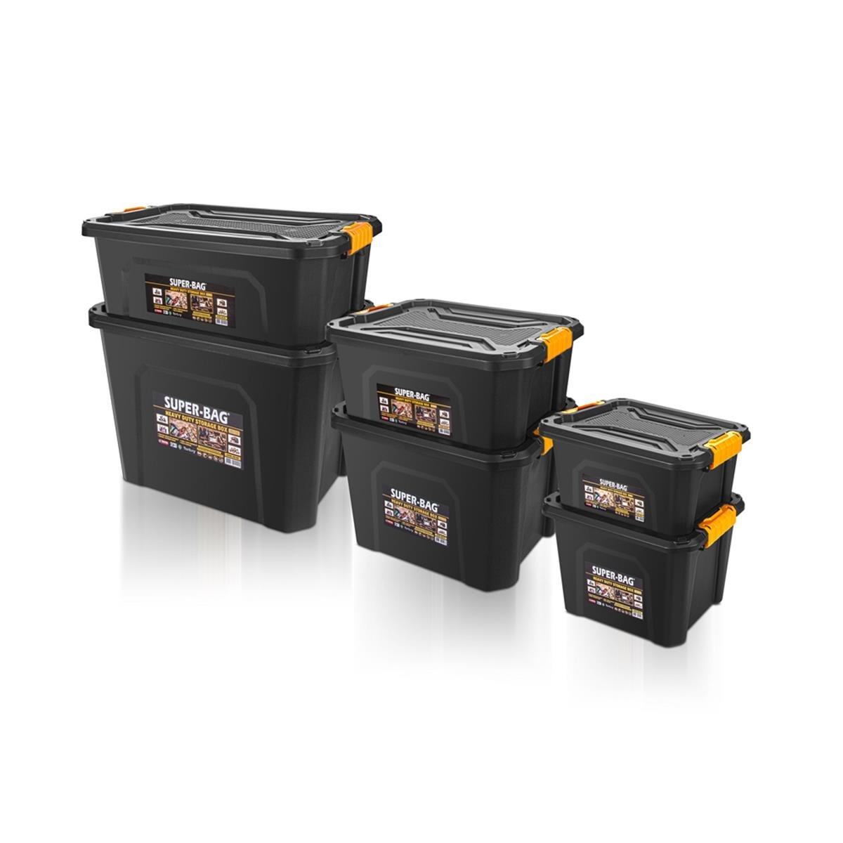 Super-Bag Kilitli Saklama Kutusu 30 Lt Asr-4036 küçük görsel