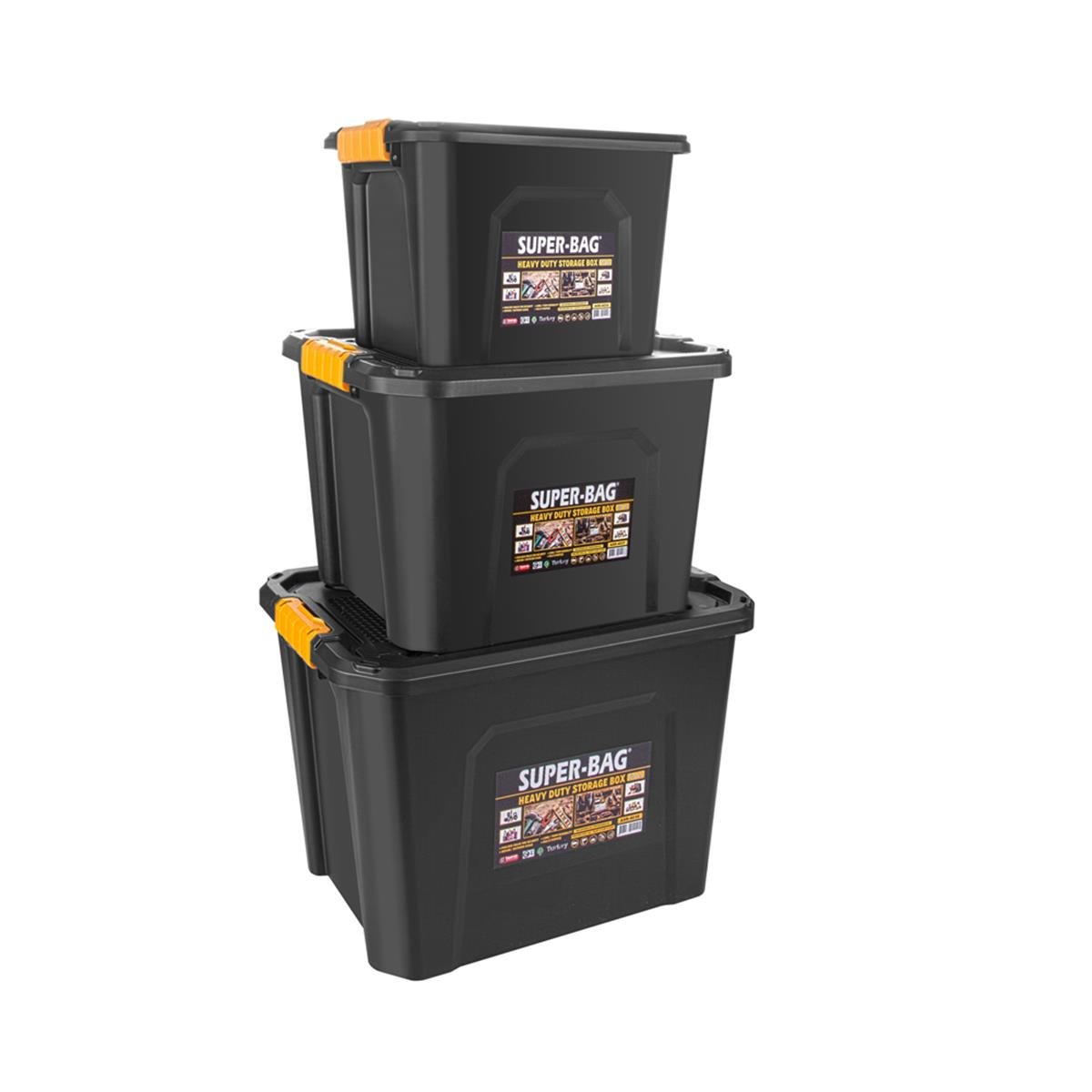 Super-Bag Kilitli Saklama Kutusu 30 Lt Asr-4036 küçük görsel