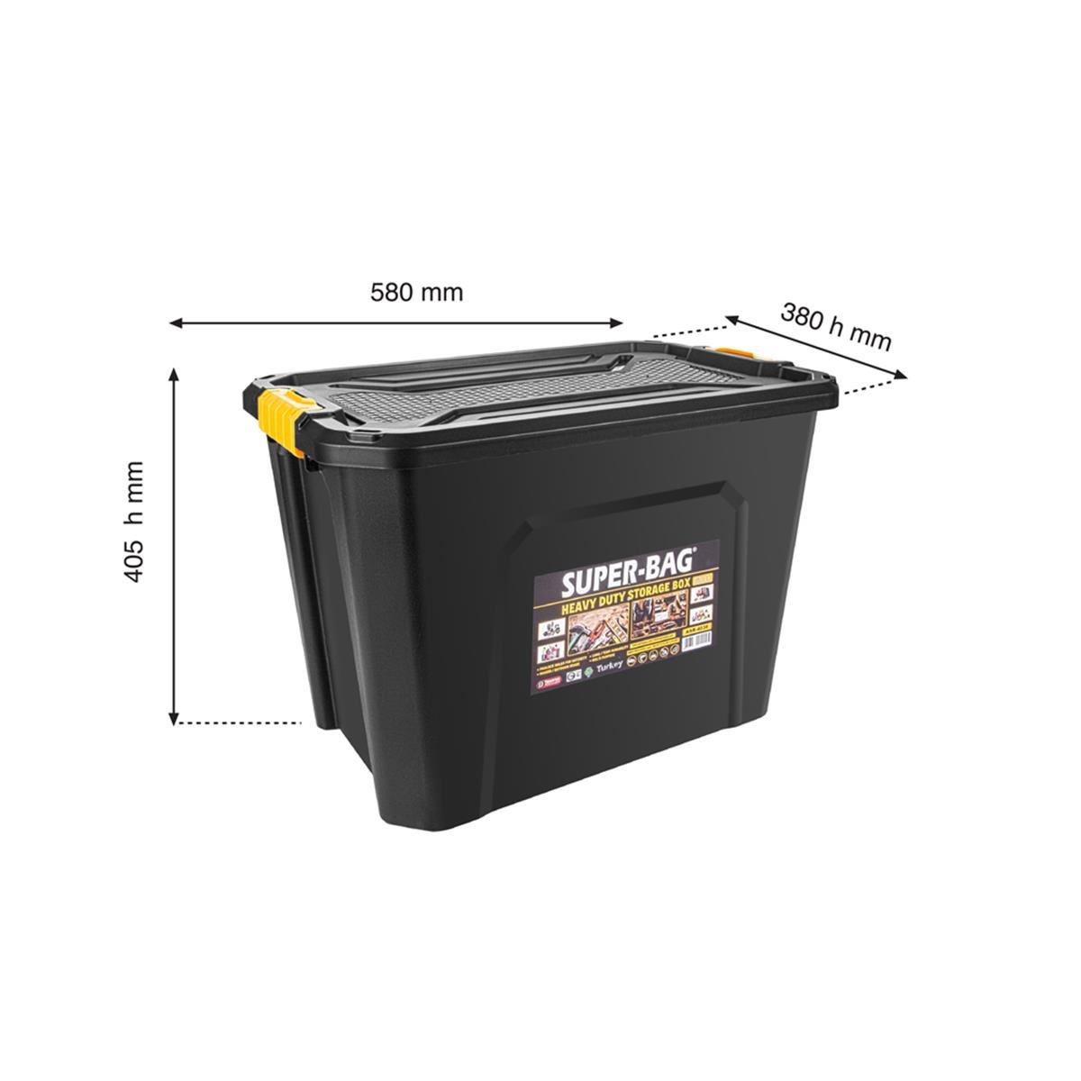 Super-Bag Kilitli Saklama Kutusu 60 Lt Asr-4038 küçük görsel