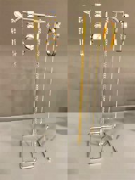 Takı ve Aksesuar Standı Köşeli Krom küçük görsel