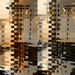 Takı ve Aksesuar Standı Köşeli Siyah küçük görsel