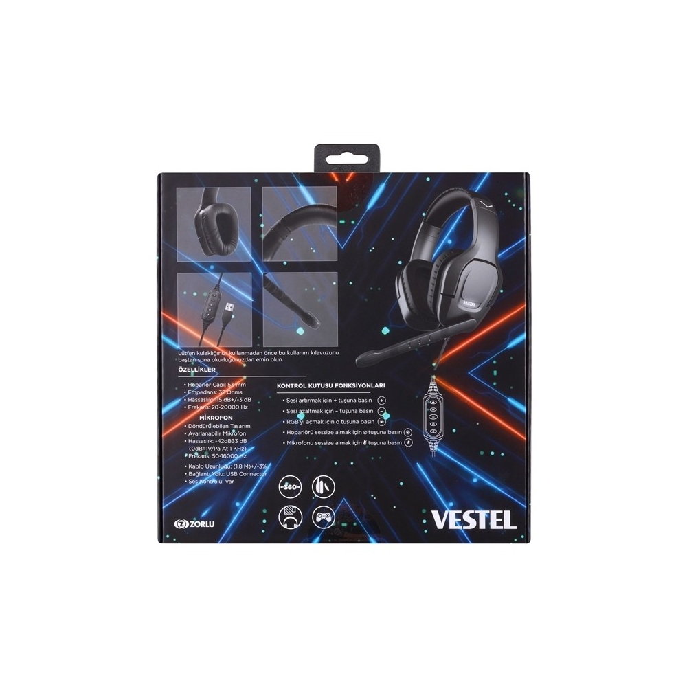 Vestel Desibel Gh300 Oyuncu Kulaklığı küçük görsel