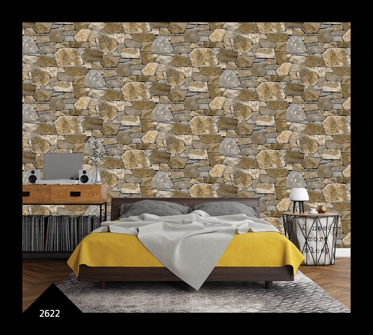 Natural Collection Taş Desenli Duvar Kağıdı 2622 (5.3 M2) görseli