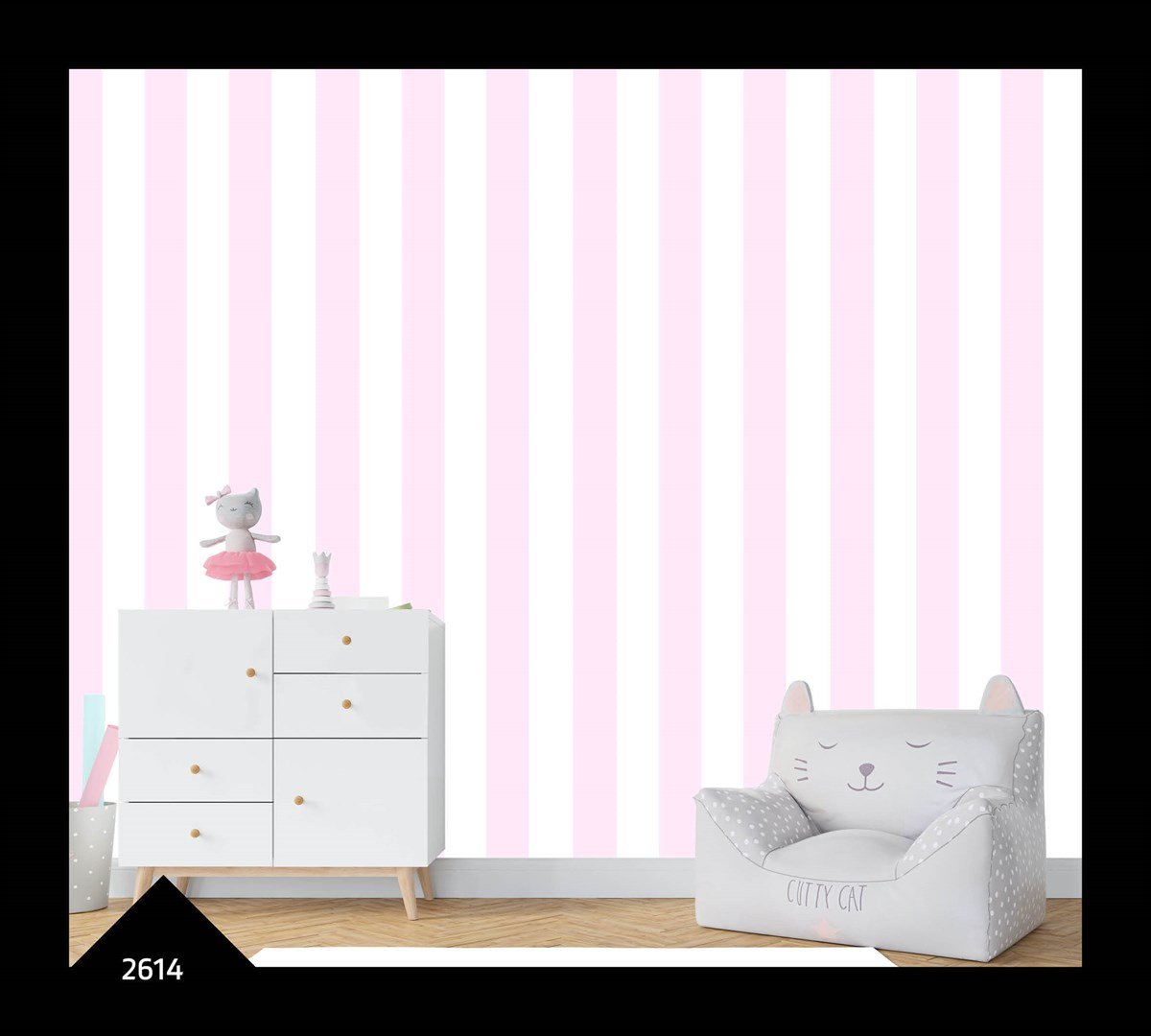 Natural Collection Çizgili Duvar Kağıdı 2614 (5.3 M2) görseli