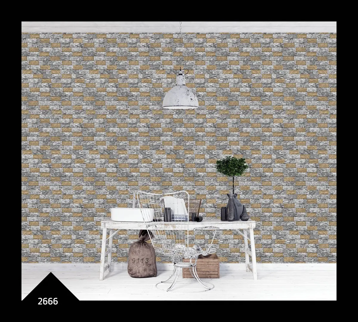 Natural Collection Taş Desen Duvar Kağıdı 2666 (5.3 M2) görseli