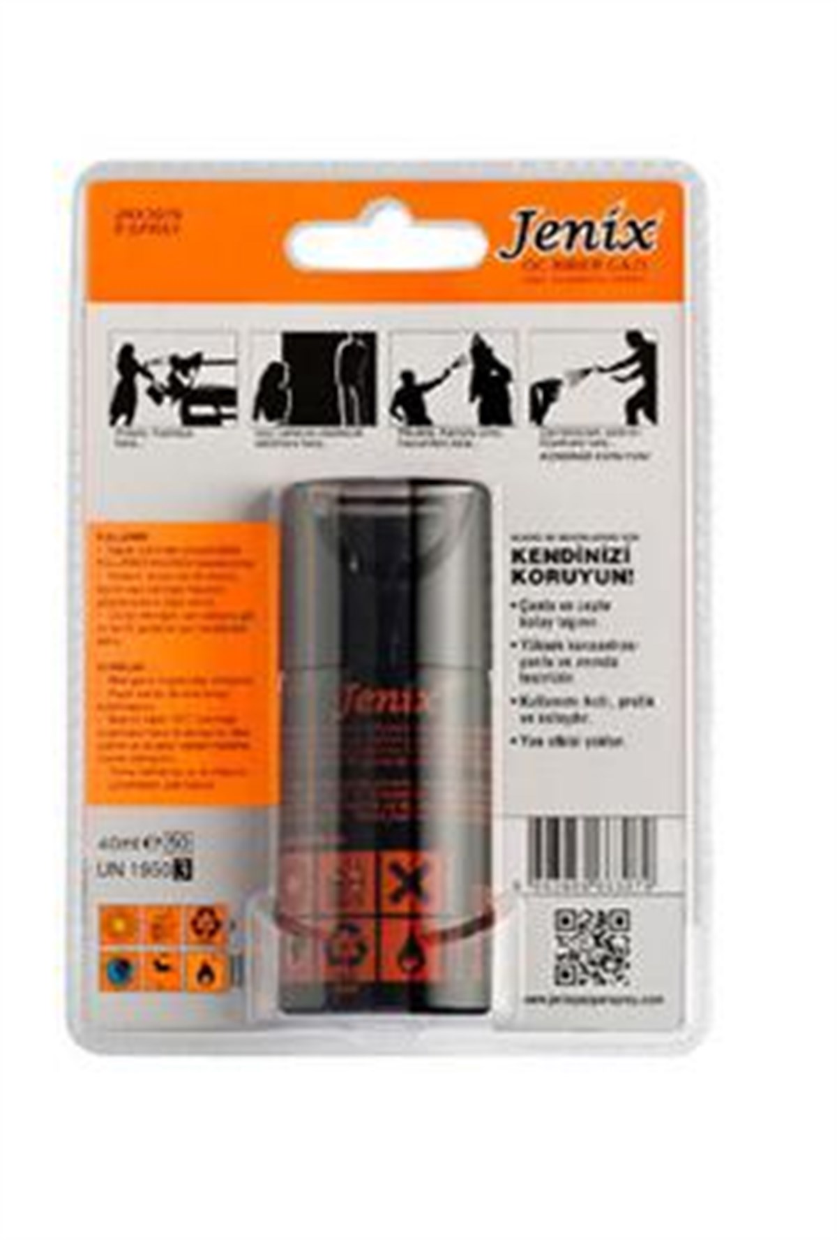 Jenix Biber Gazı Göz Yaşartıcı Sprey 40ML küçük görsel
