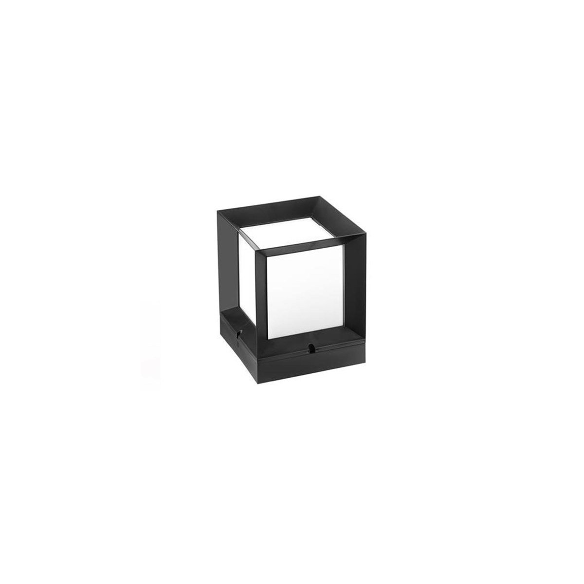 Horoz Prizma Set Üstü Bahçe Aydınlatması Siyah E27 Duylu görseli