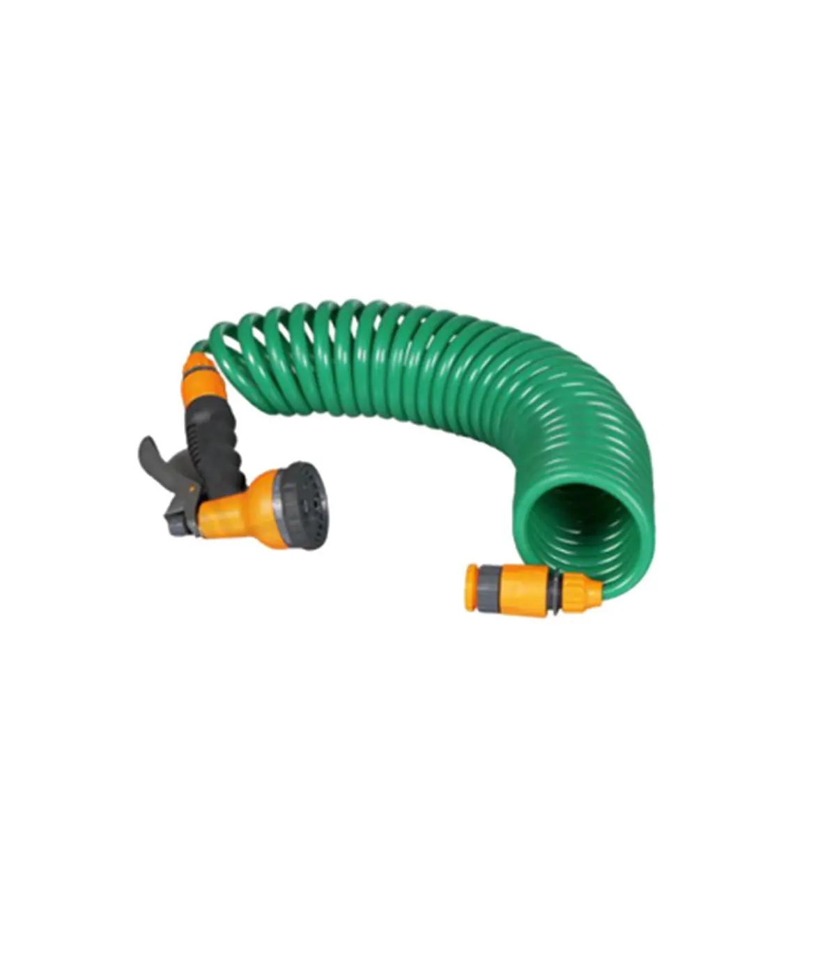 Spring Garden 7 Fonksiyonlu 7.5 Mt Spiral Hortumlu Bahçe Sulama Seti 507951 görseli