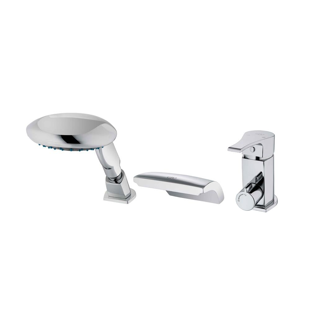 GPD Atros Ankastre Küvet Bataryası (3 Delikli) Krom Mak65-c küçük görsel