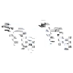 GPD Atros Ankastre Küvet Bataryası (3 Delikli) Krom Mak65-c küçük görsel