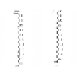 GPD Yuvarlak Model Yerden Küvet Bataryası krom Ykb200 görseli