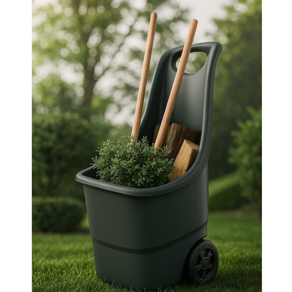 Serinova Bahçe Arabası Antrasit küçük görsel