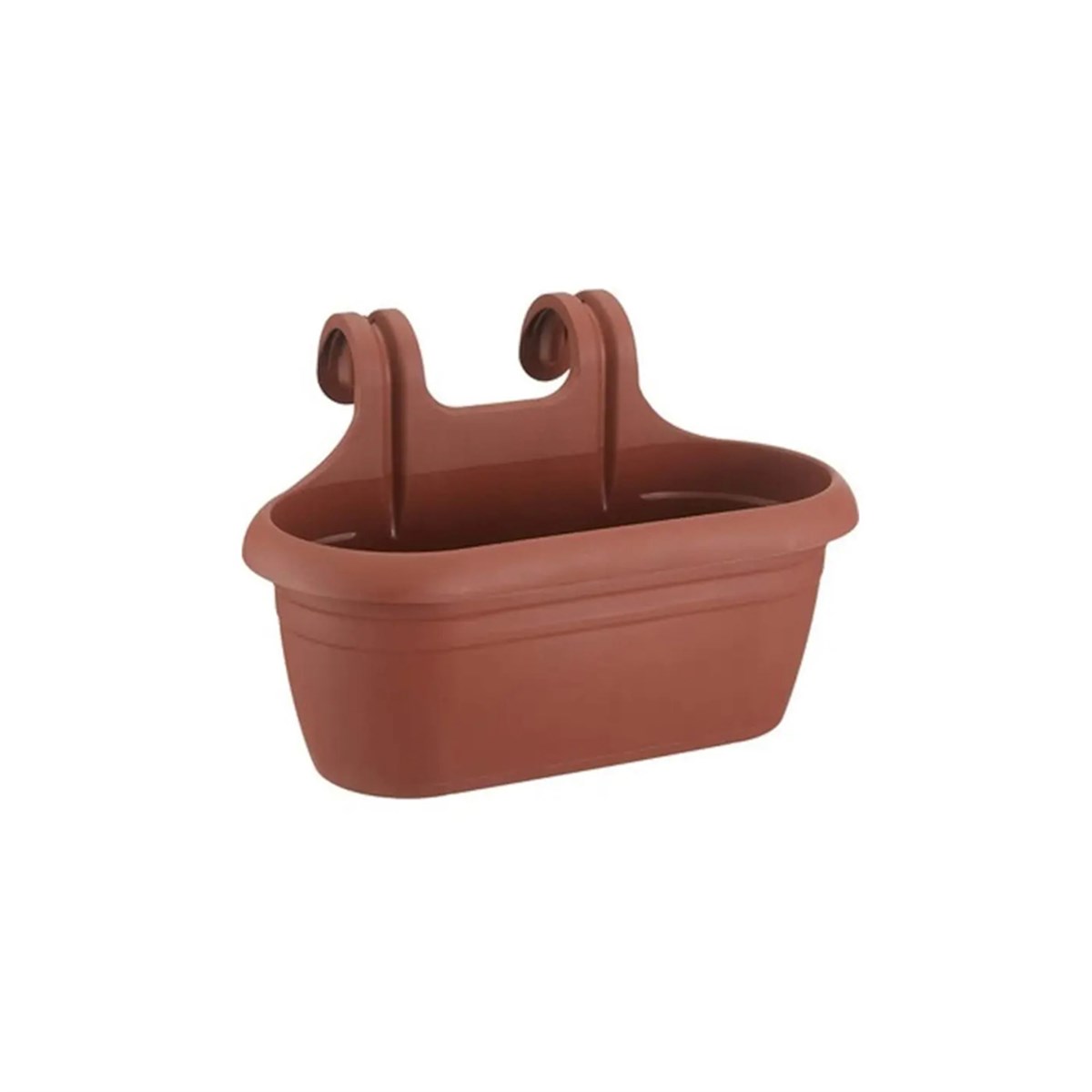 Şenyayla Askılı Balkon Saksı 6 lt Kahve 5715 görseli