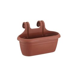 Şenyayla Askılı Balkon Saksı 6 lt Kahve 5715 küçük görsel