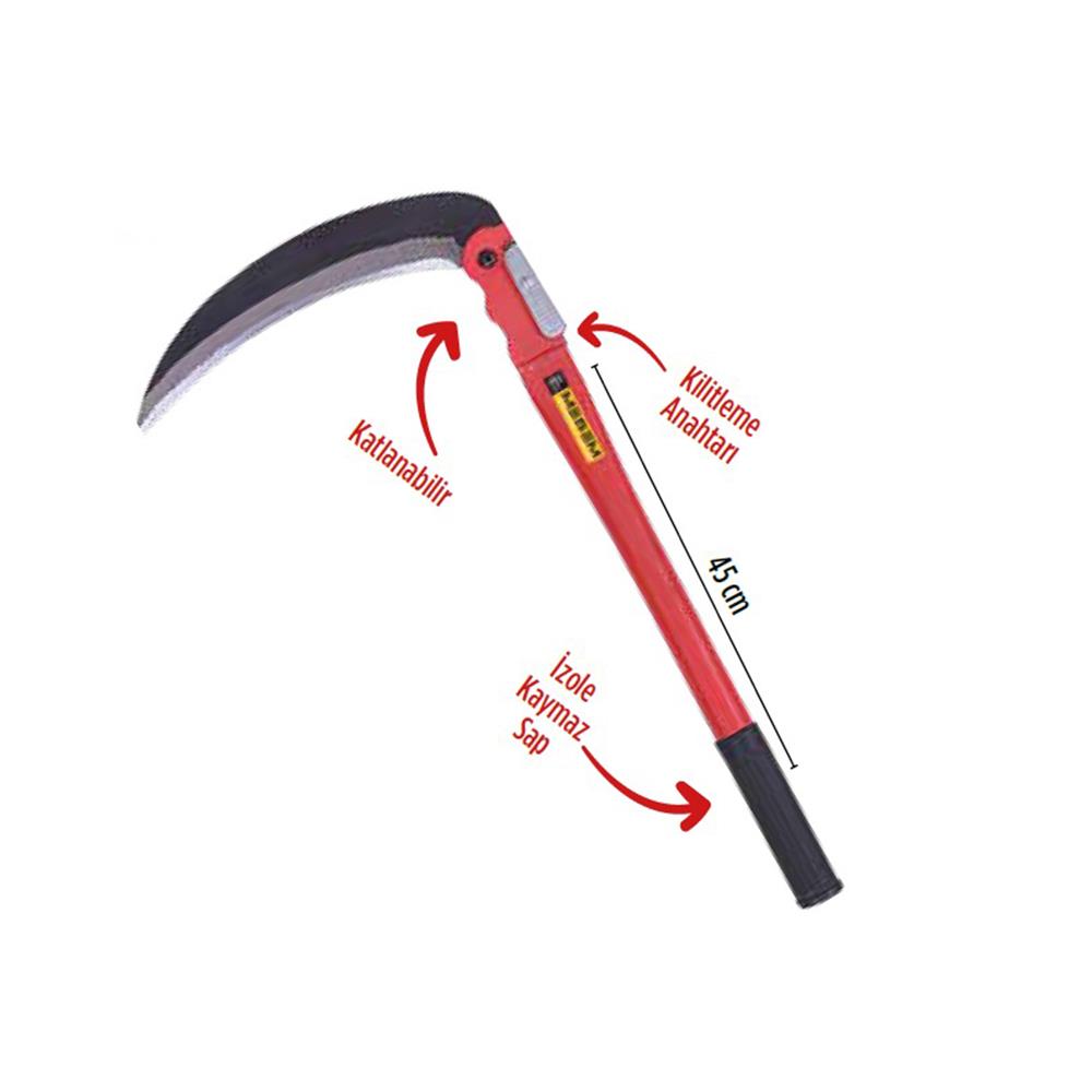 Meşem Kırmalı Katlanır Orak küçük görsel