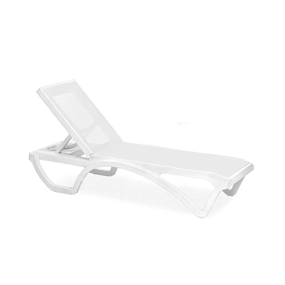 Brezza 2534 Royal Fileli Şezlong Beyaz/Beyaz görseli