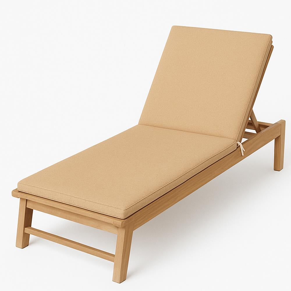 Şezlong Minderi Su Tutmaz Kumaşlı Bej küçük görsel