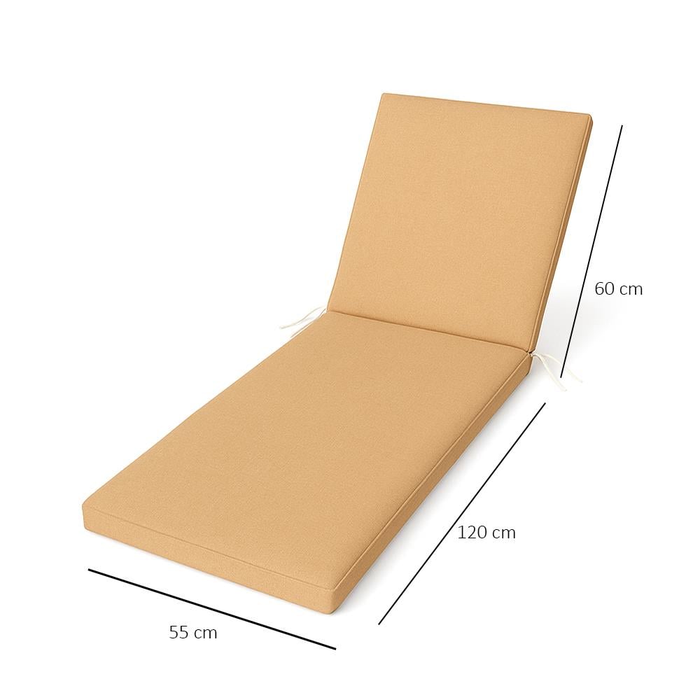 Şezlong Minderi Su Tutmaz Kumaşlı Bej küçük görsel