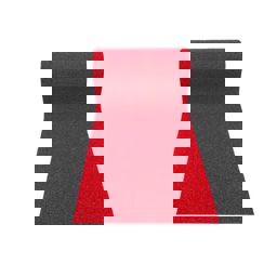 Kıvırcık Paspas En 120 Cm Kırmızı küçük görsel