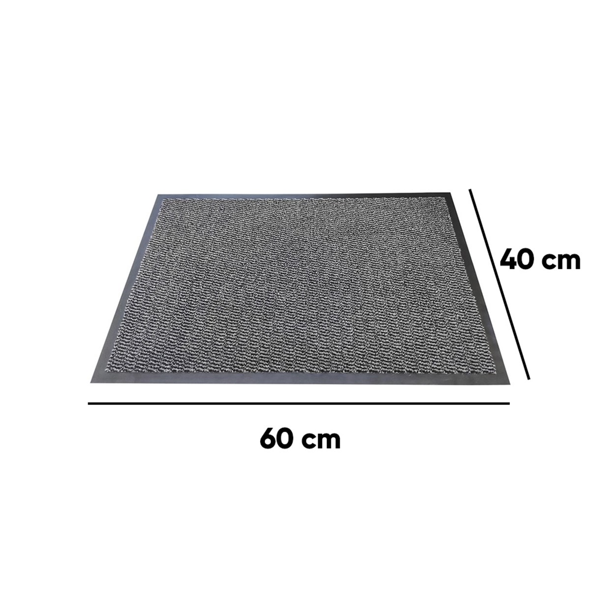 As-Coat Leyla-51 40X60Cm Nem Alıcı Paspas Gri küçük görsel