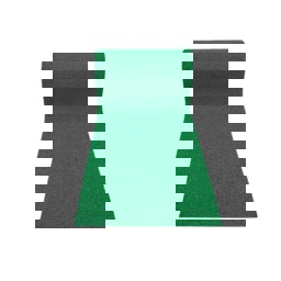 Kıvırcık Paspas En 120Cm Yeşil küçük görsel