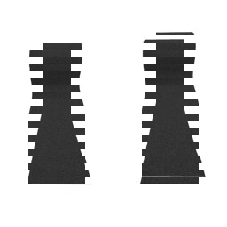 Kıvırcık Paspas En 100Cm Siyah küçük görsel