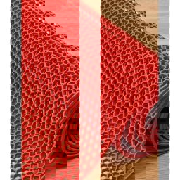 Yolluk Petek Mat 90cm Kırmızı (mt) küçük görsel