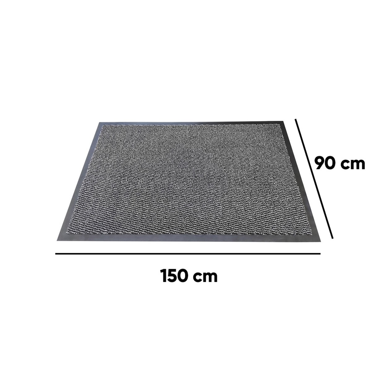 As-Coat Leyla-51 90X150Cm Nem Alıcı Paspas Gri küçük görsel