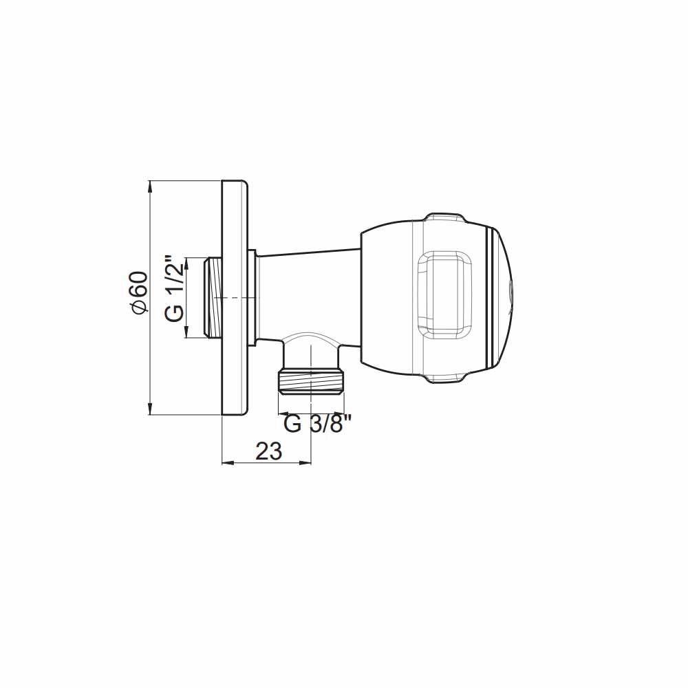 Gpd Nino Taharet Musluğu Krom Tms05 2'Li küçük görsel