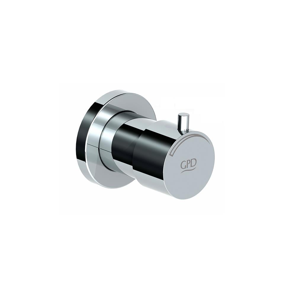 GPD Espina Ankastre Ara Kesme Vanası 1/2" Büyük Volan Krom Aak71 küçük görsel