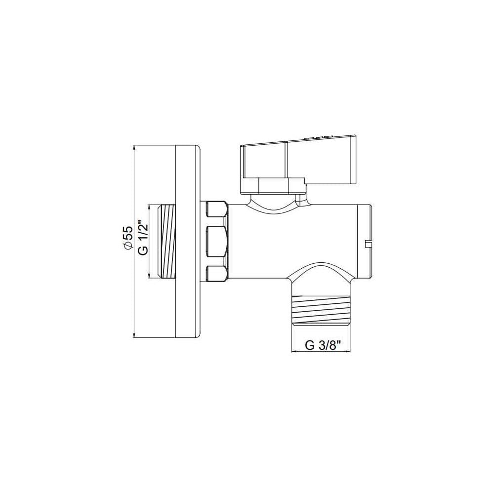 Gpd Filtreli Ara Musluk Krom Fkm01 4'Lü küçük görsel