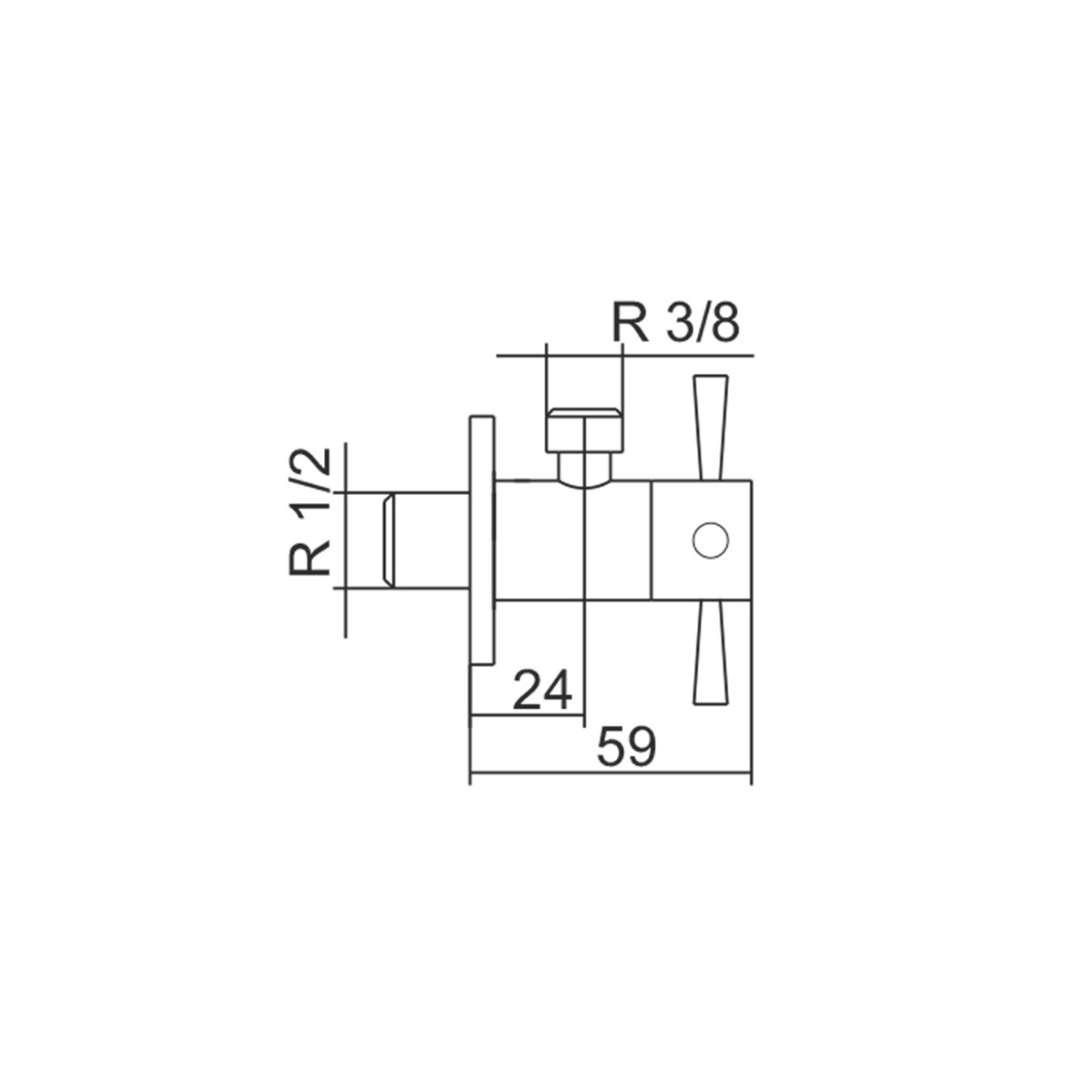 Venezia Lüks Kollu Ara Taharet Musluk 5115659 küçük görsel