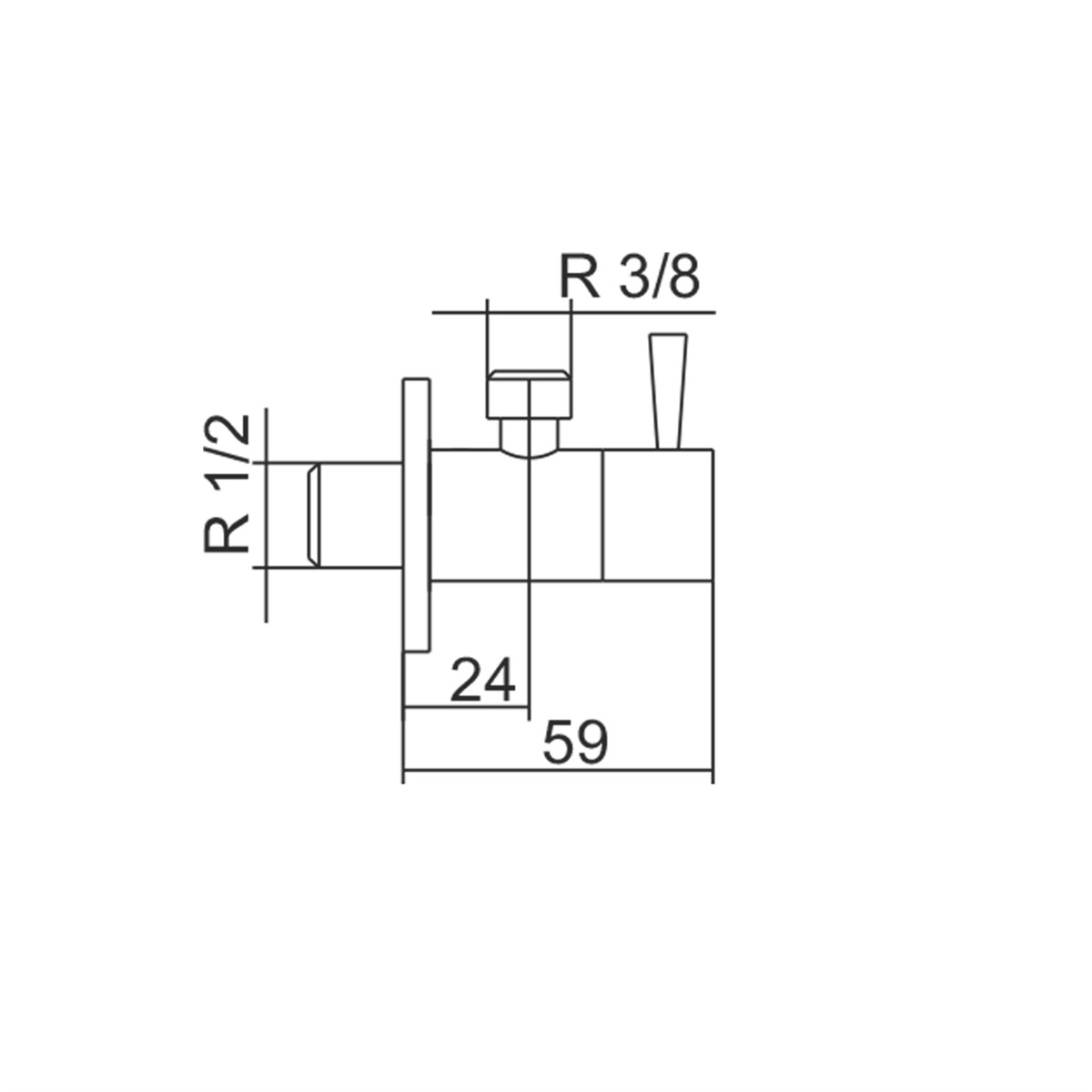Venezia Lüks Kollu Ara Taharet Musluk 5115659 küçük görsel