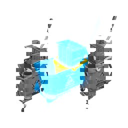 Üçtem Hts730 Hünerli Karizma Presli Temizlik Arabası Seti Mavi küçük görsel