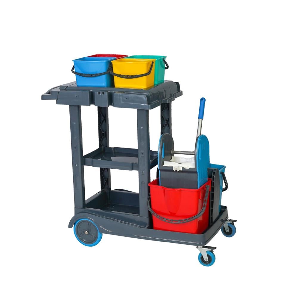 Üçtem Hd884 Herkül Duo Kat Temizlik Arabası görseli