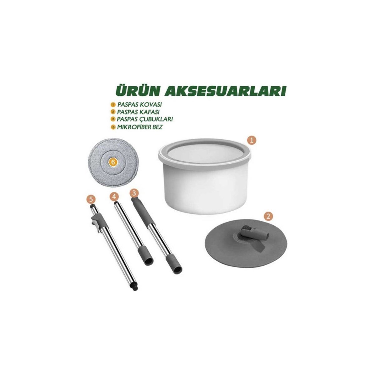 Şenyayla 5180 Elite Spin Mop Temizlik Seti küçük görsel