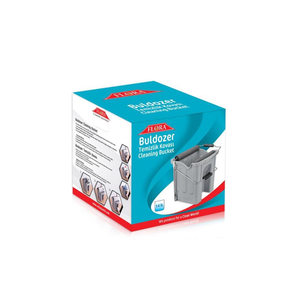 Flora Buldozer Temizlik Kovası F060 küçük görsel