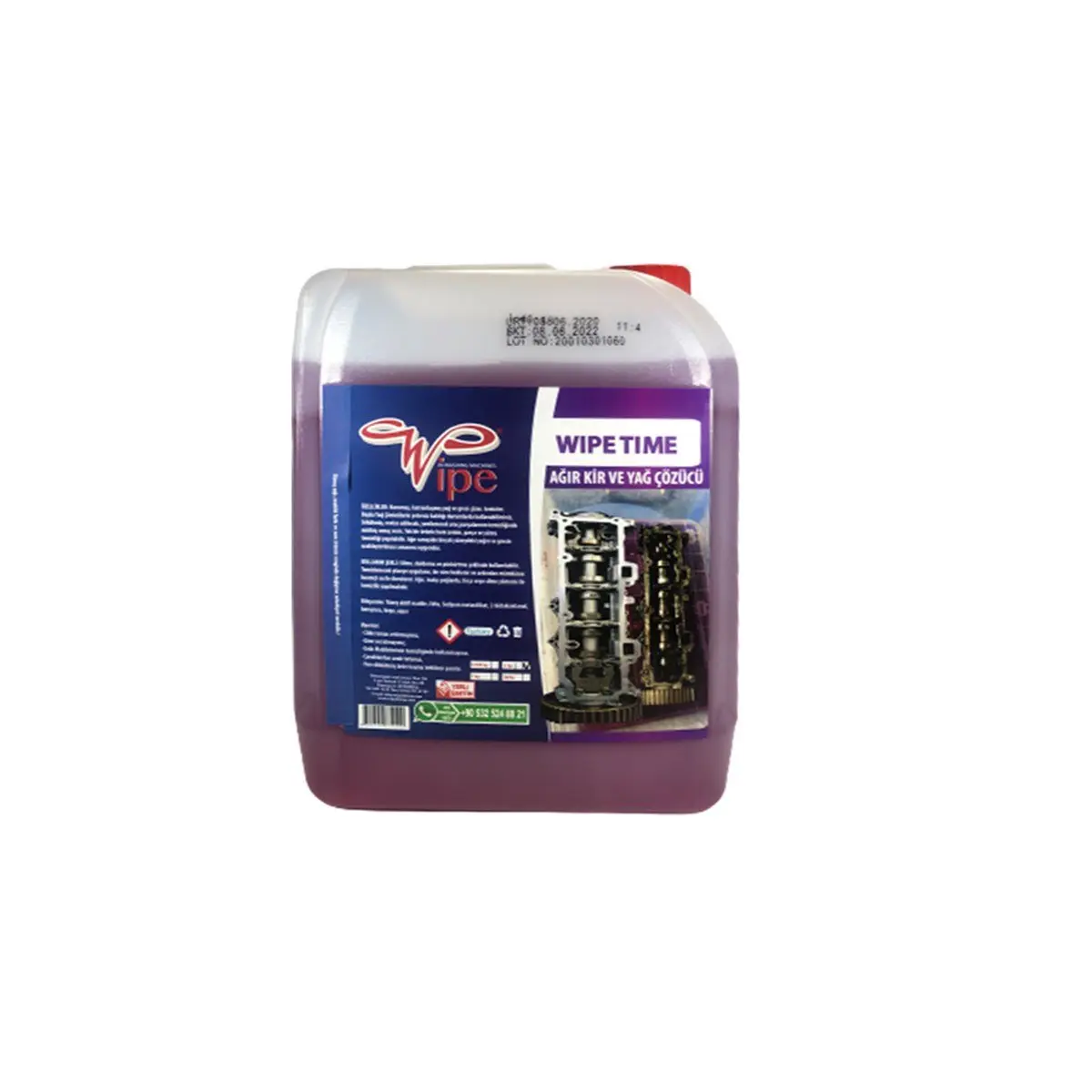 Wipe Time Ağır Kir ve Yağ Çözücü 5 Kg görseli