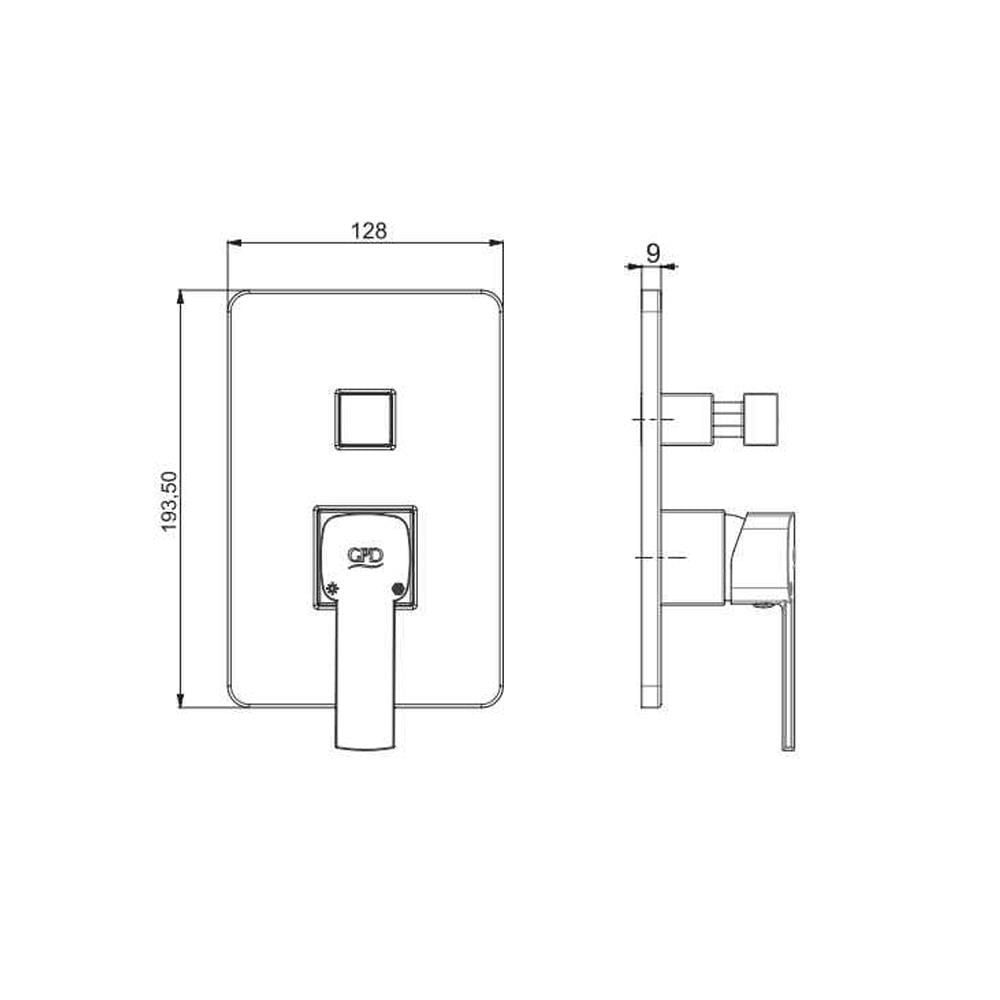 GPD Felis Ankastre Batarya Sıva Üstü Grubu Krom Sug75 küçük görsel