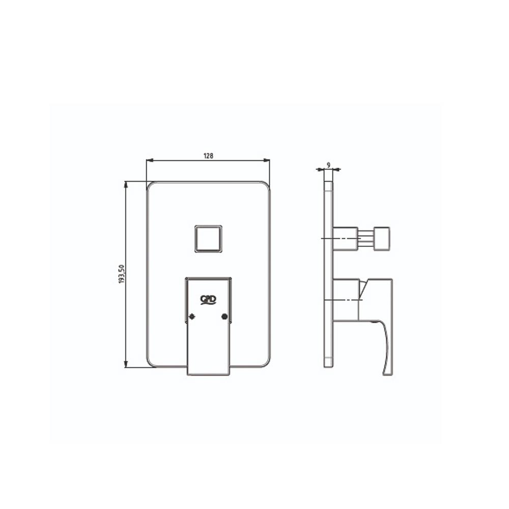 GPD Felis Ankastre Batarya Sıva Üstü Grubu Krom Sug75 küçük görsel
