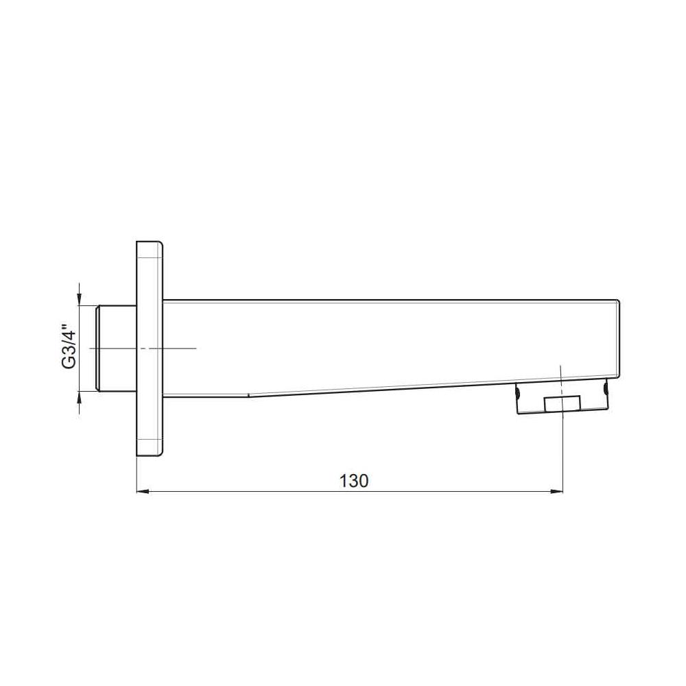 GPD Ankastre Batarya Gaga Çıkış Ucu Yönlendiricili Krom Ggr08 küçük görsel